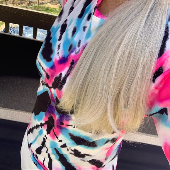 Tie dye casual long sleeves top - Picture 6 of 6